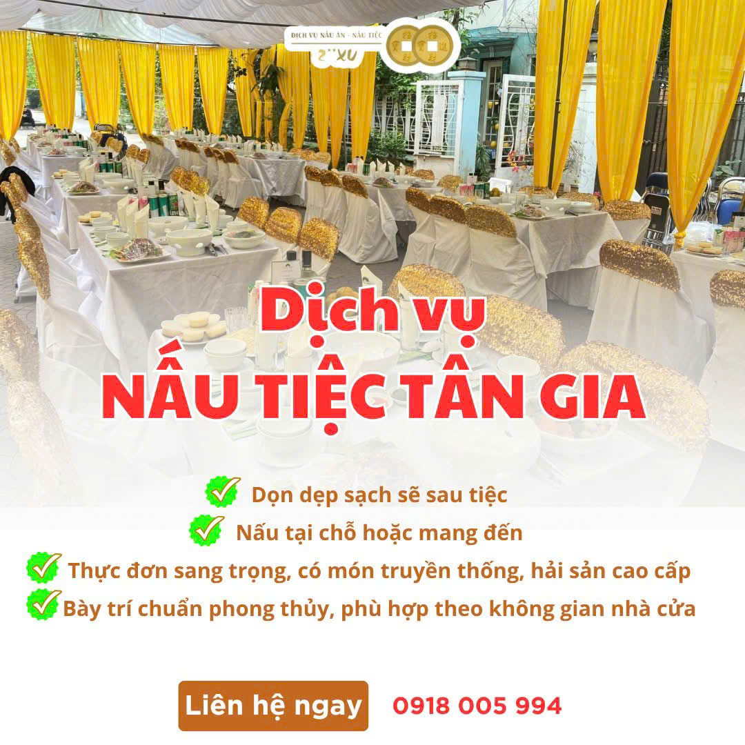 Dịch vụ nấu tiệc giá rẻ
