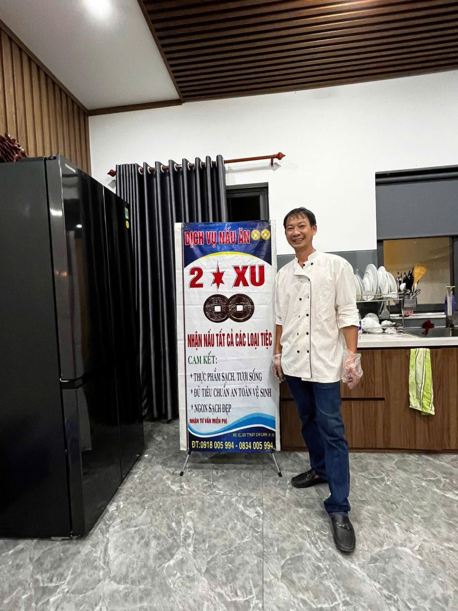 dịch vụ nấu tiệc trọn gói 2 Xu